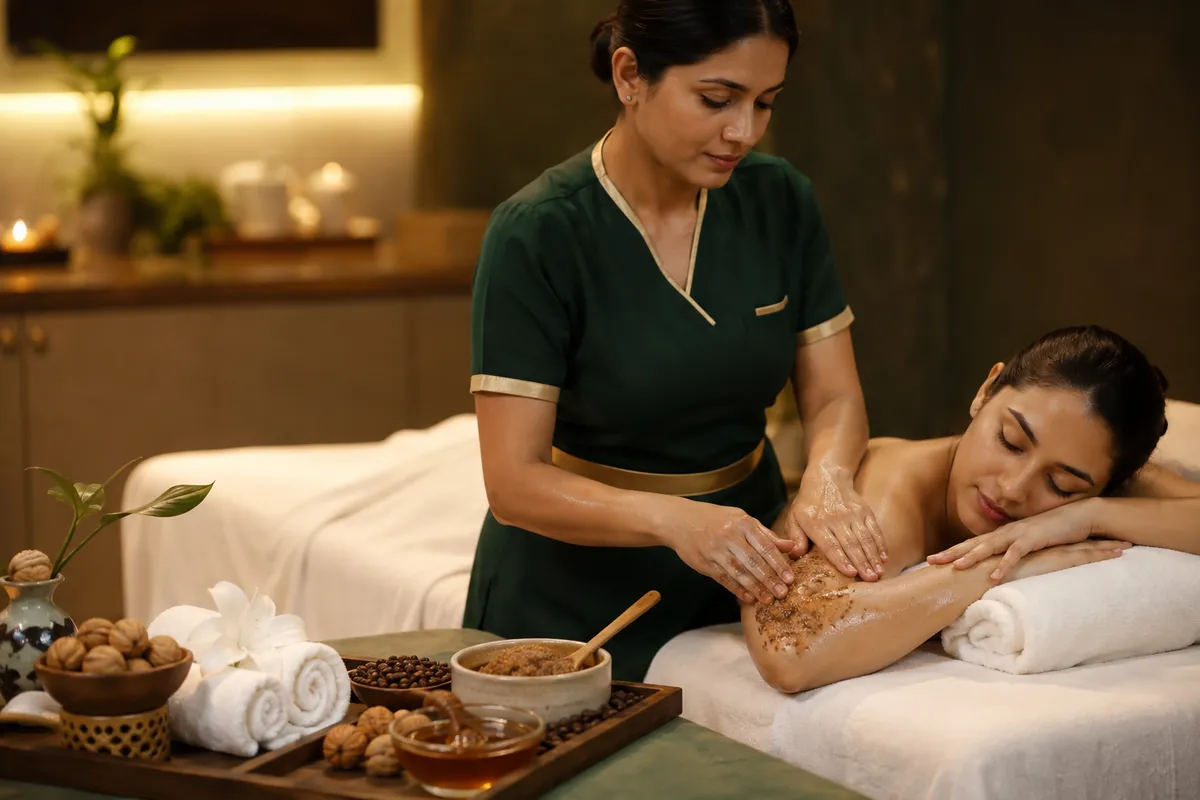 Exfoliating Body Scrub & Polish Treatment at The Cloud Spa Lucknow